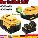 For Dewalt Screwdriver 20V 6.0Ah/9.0Ah DCB200 Battery Lithium Ion