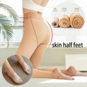 Winter Comfort Thermal Leggings - Stylish Slim Translucent Stockings & Pants - Elastic Sexy Thick Pantyhose - 80g 200g  ourlum.com Skin  half feet 80g-thin 