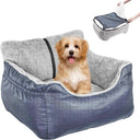 Dog Booster Car Seat: Sturdy Washable Detachable Carrier