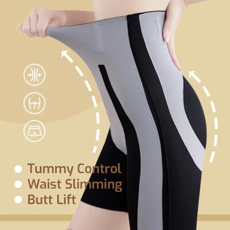 High Waisted Tummy Control Shapewear Shorts for Hip Lift & Seamless Comfort