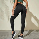 Sleek High-Waisted Yoga Leggings for Women - Premium Fitness Wear  ourlum.com Black M 