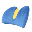 Memory Foam Lumbar Support Pillow and Cooling Gel Seat Cushion Set