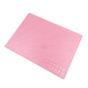 Cultural & Educational Double-sided Cutting Mat for Art & Craft - High-quality PP Plastic, Desktop Protection, Three Sizes  ourlum.com Pink A3 Large 