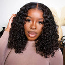 Premium Brazilian Deep Wave Lace Front Wig 12A Remy Hair