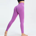 Seamless High Waist Nude Yoga Pants Women's Hip Lifting Fitness