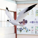 1pc Simulated Feather Seagulls Bird Figurines for Home Decor