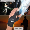 Night Light Waterproof Led Fishing Gloves Outdoor Tool