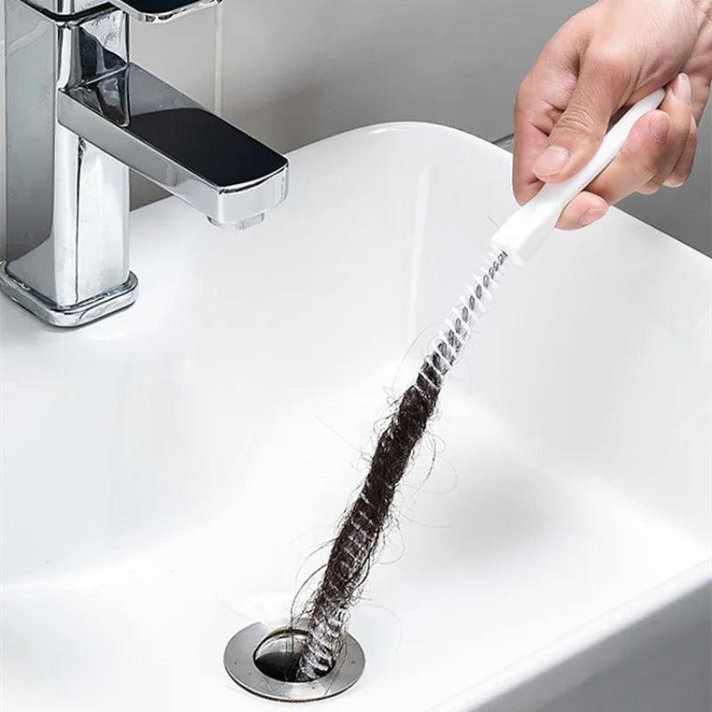Ultimate Drain Cleaning Tool for Hair and Debris Removal in Bathroom and Sink - Easy Clog Remover for Home  ourlum.com   