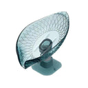 Leaf Design Soap Holder with Drainage Elegant Bathroom Accessory