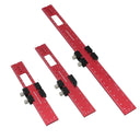 Woodworking Precision Ruler: Aluminum Layout Tool for Accurate Measurements  ourlum.com 3Pcs  