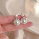 Bohemian Pearl Stud Earrings: Vintage Style Jewelry Gift