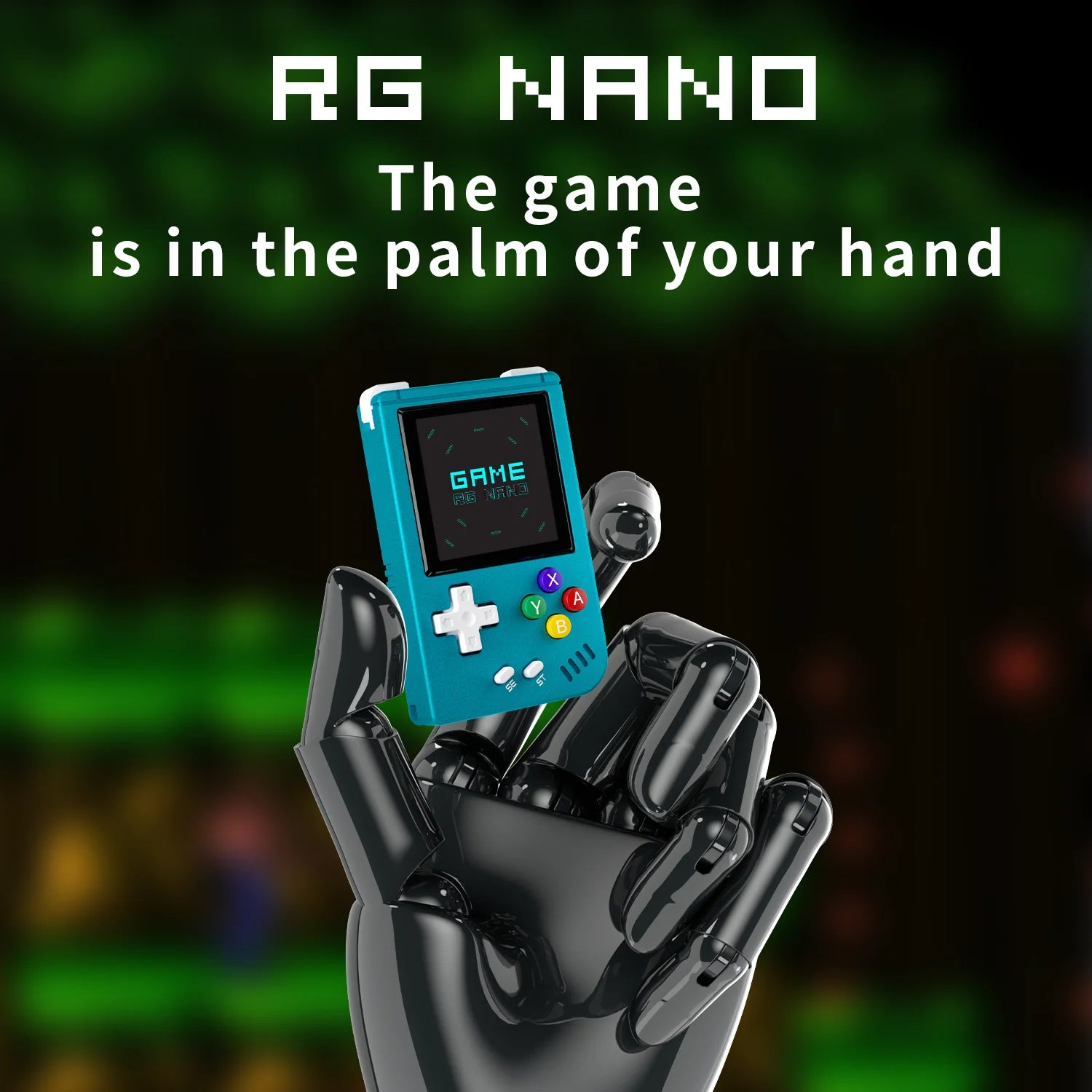 ANBERNIC RG Nano Pocket Retro Handheld Game Console Metal Shell 1.54" IPS Screen Linux 1050mAh Classic Game Player Hi-fi Speaker