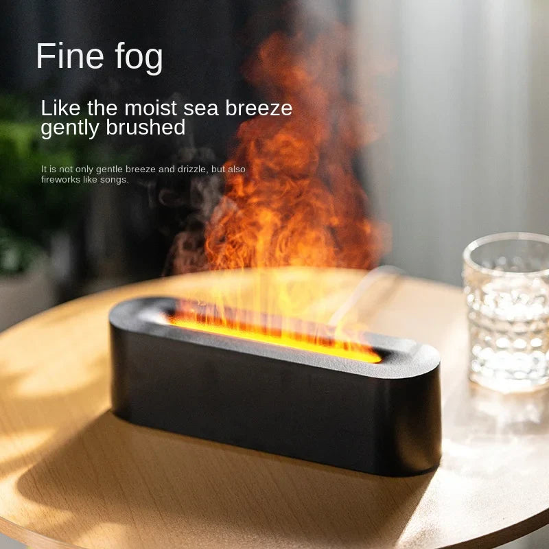 Flame Aroma Essential Oil Diffuser: Create Perfect Atmosphere with Aromatherapy  ourlum.com   