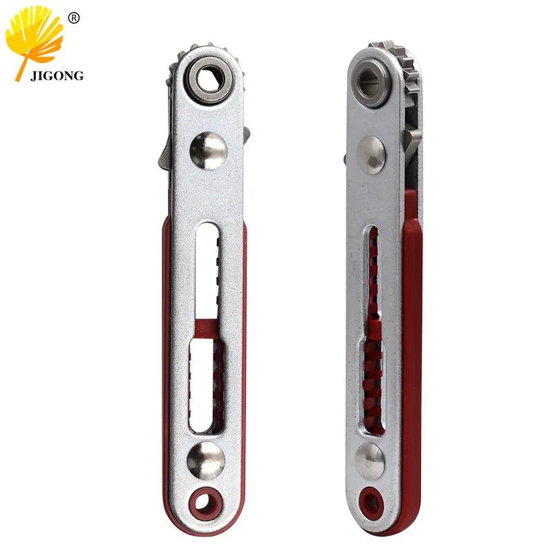 Mini Ratchet Wrench with Bidirectional Control: Versatile DIY Tool for Screwdriver Drill Bits  ourlum.com   