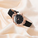 Luxury Rhinestone Women's Timepiece Set Elegant Quartz Collection