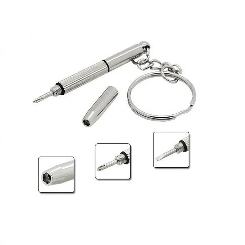 Eyeglass Repair Kit: Precision Screwdriver Set with Keychain  ourlum.com   