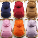 Cozy Cotton Pet Clothes: Stylish Warm Hoodies for Small to Large Dogs  ourlum.com   