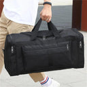 Women Men Nylon Travel Duffel Bag Large Capacity Holdall