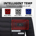 21 Areas Heated Jacket Mens Waterproof Heating Coat Tactical