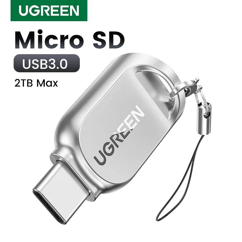 UGREEN Micro SD TF Card Reader USB-C Adapter: Efficient Data Transfer Solution  ourlum.com   