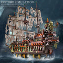 Flying Dutchman Pirate Ship Building Blocks Educational Gift