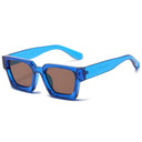 Trendy Unisex Retro Square Sunglasses UV400 Protection