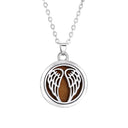 Stainless Steel Tree of Life Aromatherapy Necklace Gift for Women