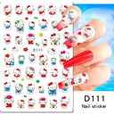 Adorable Cartoon Hello Kitty Nail Sticker Set for Nail Art