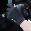 Ice Silk Halffinger Cycling Gloves for Men and Women Comfort