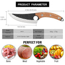 Professional 6-Inch Handmade Forged Boning Knife Set