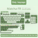 XDA Profile PBT Keycaps Upgrade Kit: Premium Quality for Mechanical Keyboards  ourlum.com Matcha-XDA-FR  