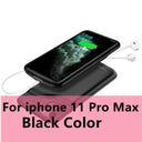 Xilecaly Battery Case For iPhone 15 Pro Max 13 14 Pro 12 Mini Power Bank Charging Charger Cover for iPhone XS Max XR 6s 7 8 Plus  ourlum.com Black For 11 Pro Max CN 