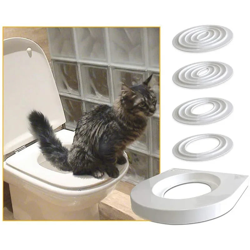 Cats Toilet Training Kit: Easy Setup for Potty Training Felines  ourlum.com   