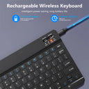 Wireless Bluetooth Keyboard and Mouse Set Multi-Language Support