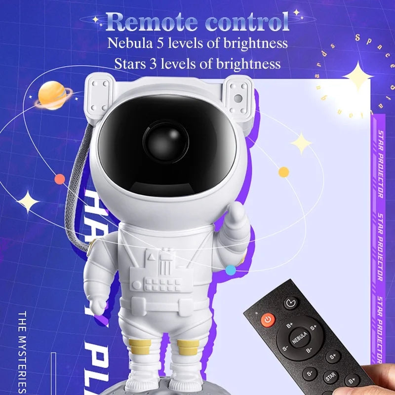 New Astronaut Projector Starry Galaxy LED Projection Lights Decoration Night Lamp for Kids Birthday Gift Toys