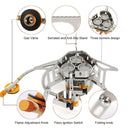 High-Power Portable Gas Stove for Camping and Hiking Gear