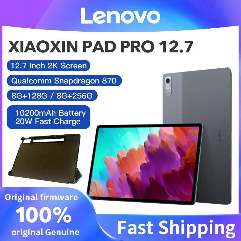 New  Xiaoxin Pad Pro Snapdragon 870 12.7" LCD  Android 13 Tablet Screen 144Hz 8GB 128GB/256GB 10200mAh Battery Android 13  ourlum.com   