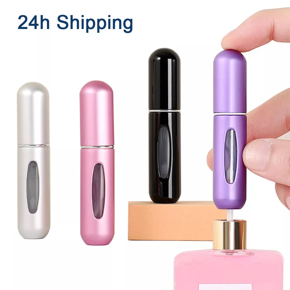 5/8ml Perfume Spray Bottle Mini Portable Refillable Aluminum Atomizer Bottle Container Perfume Refill Travel Cosmetic Tool  ourlum.com   