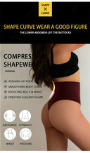 Flarixa Flat Belly Shaping Thong High Waist Panties for Women