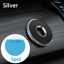 Universal Magnetic Car Phone Holder: Secure Mobile Stand for iPhone Samsung GPS - Drive Safely with Ease  ourlum.com sliver  