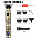 Men's Rechargeable Hair Trimmer: Professional Clippers