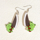 Exaggerated Cartoon Animal Earrings Unique Hip-Hop Jewelry