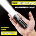 XHP50 LED Flashlight: Powerful Rechargeable Torch for Fishing  ourlum.com   