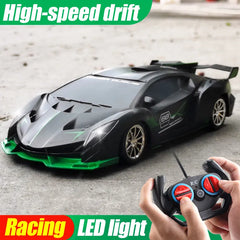 RC Car LED Light Remote Control High Speed Racing Drift Boys Girls Toy