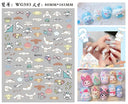 Adorable Cartoon Hello Kitty Nail Sticker Set for Nail Art