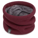 Winter Warm Knitted Ring Scarf For Women Men Thick Muffler