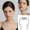 Women Fake Piercing Nose Ring Hoop Septum Non Piercing Clip