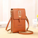 Soft Leather Crossbody Phone Purse Stylish Wallet for Women