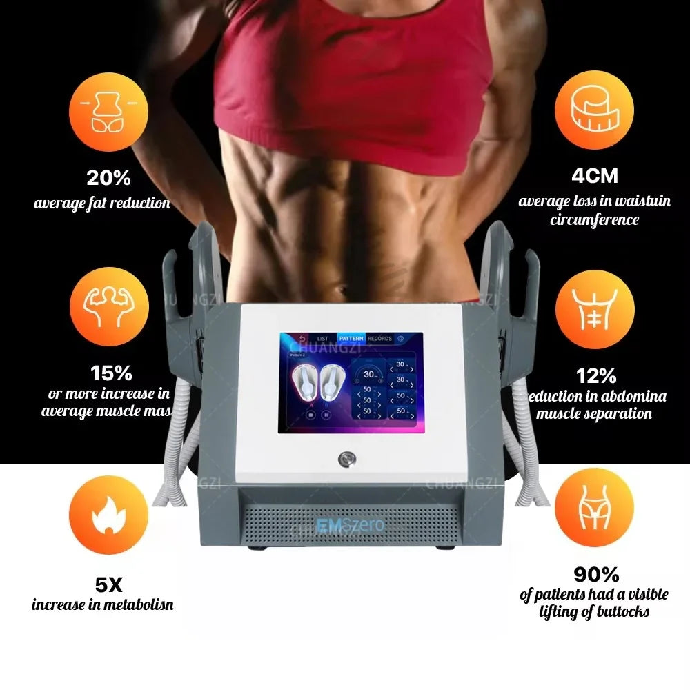 EMSzero 6500W Machine 2024 EMS NEO Body Slimming Sculpting Fat Burning Nova Weight Lose Electromagnetic Muscle