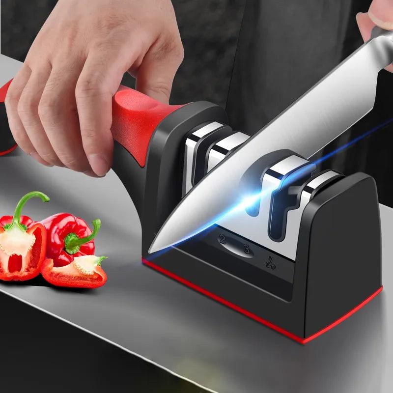 Knife Sharpener: Upgrade Your Kitchen Knives with Ease!  ourlum.com   